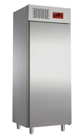 Armoire frigorifique 20x EN 600x400, ventilé (500 Lit.) - Acier inox